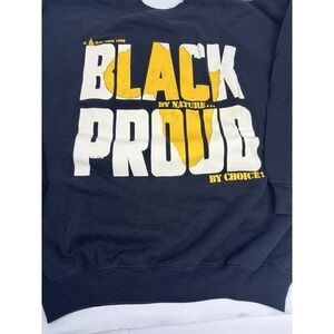 Vintage‎ Size XL Black by Nature Proud by Choice Africa Crew Sweatshirt 1990s KC